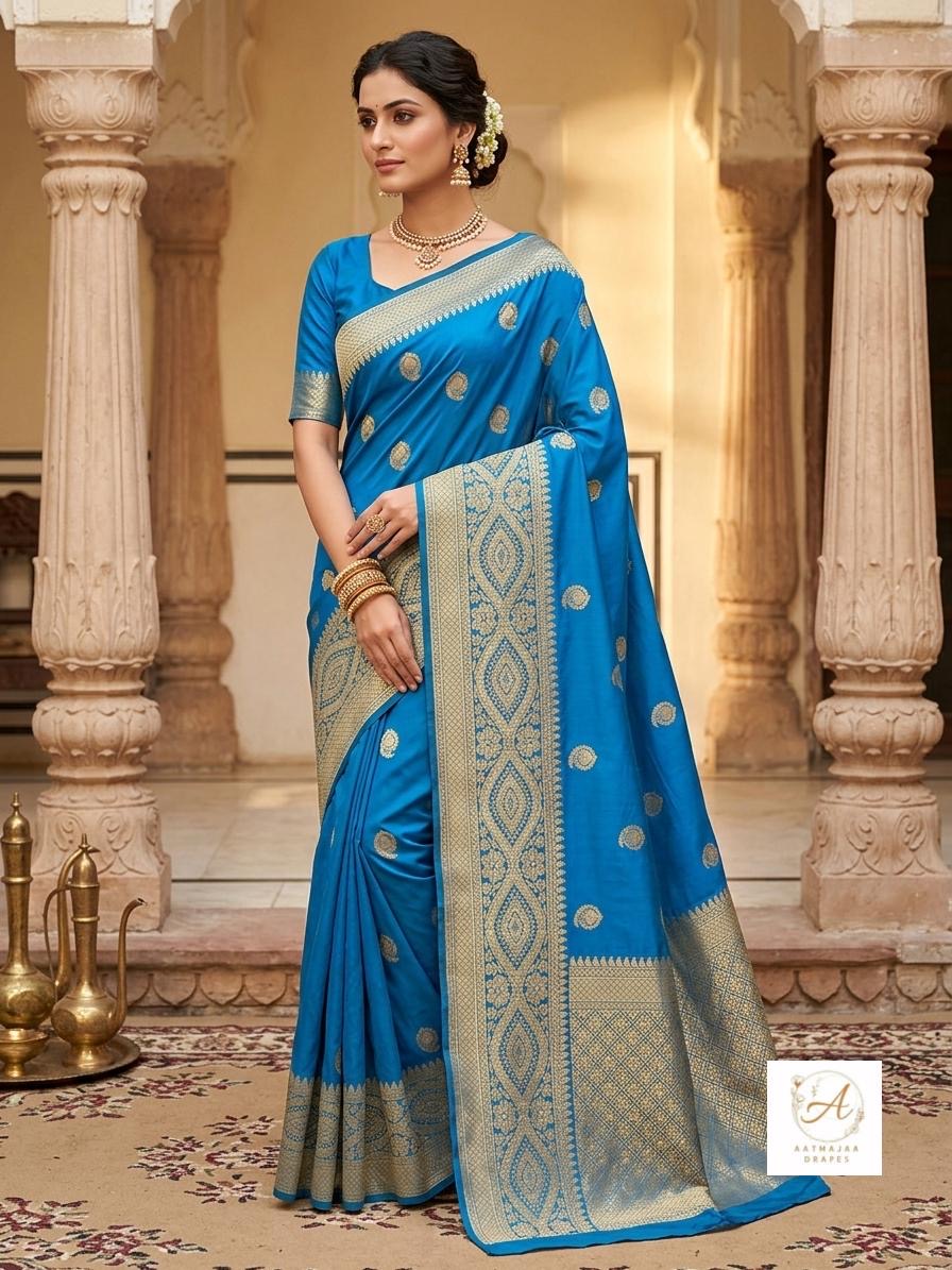 Banarasi Katan Silk Saree — Style I
