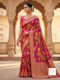 Pure Banarasi Khaddi Georgette Saree — Style III