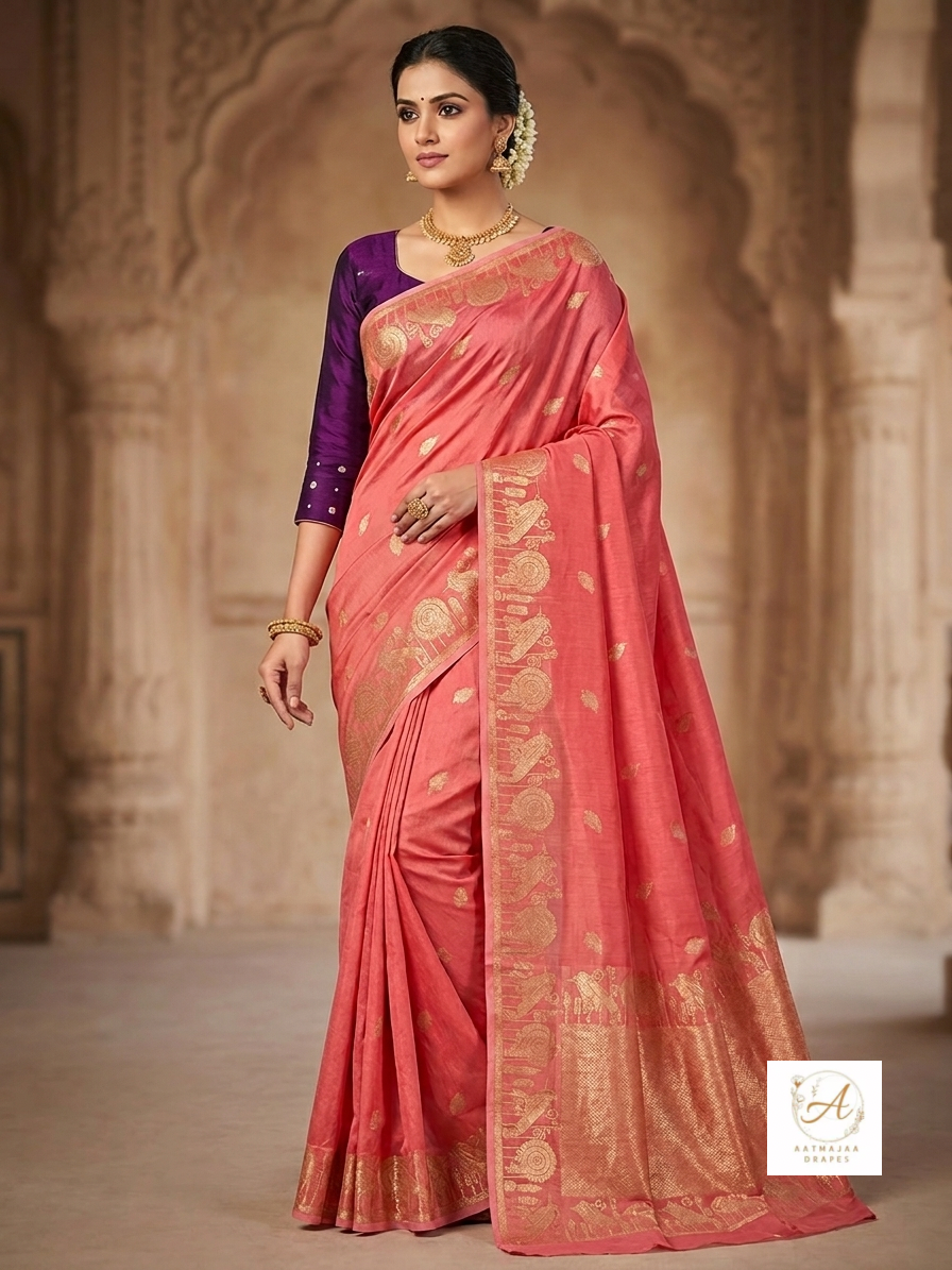 Banarasi Katan Silk Saree — Style II