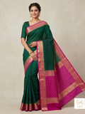 Pure Banarasi Khaddi Georgette Saree — Style I