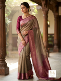Pure Banarasi Tissue Silk Saree — Style II