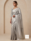 Pure Banarasi Tissue Silk Saree — Style III